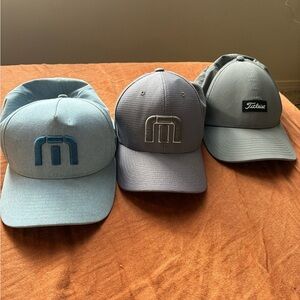 Titleist and Travis Mathew Golf hat Bundle X 3 Activewear Everyday Country Club